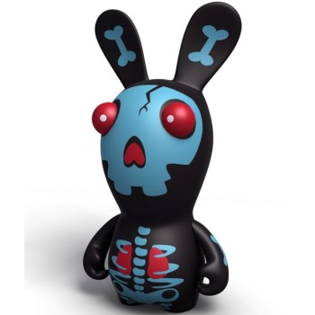 Raving Rabbids Travel in Time Black Skeleton Rabbid PVC